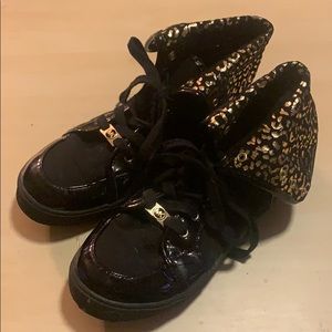 Michael Kors Cheetah Shine Sneakers size 4